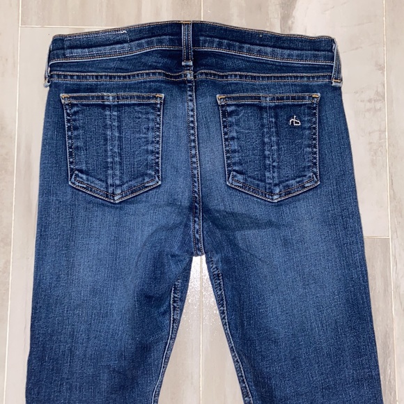Rag & Bone Skinny, USA Made, Blue, Style: W1502K520, 26x24, EUC, $189 MSRP - Picture 12 of 12